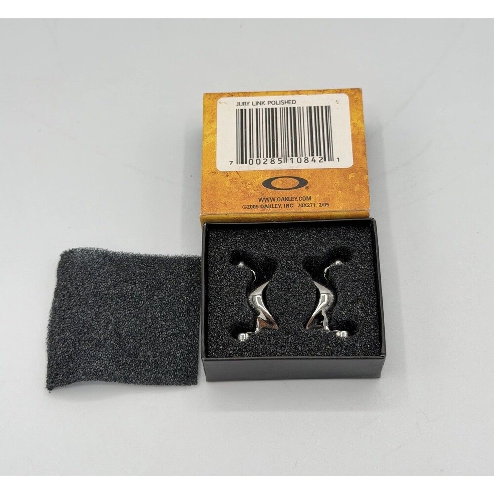 Oakley Jury Watch Polished End Links Set Stainless Steel OEM (New in Box)